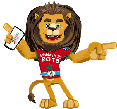 Gymnasiades-2018_Mascottes_Lion